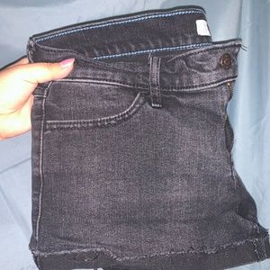 Hollister Black Jean Shorts